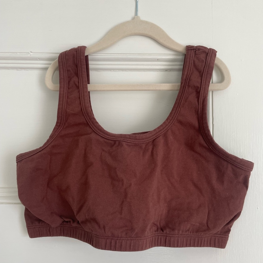 ARQ full coverage bra in Spice. Worn once and washed. XL organic cotton